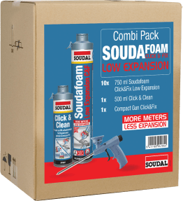 BOX SOUDAFOAM GUN LOW EXP + CLEANER