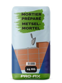 Sac mortier préparé sale