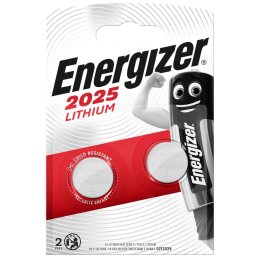 2 PILES ENERGIZER LITH 3V - CR2025