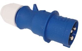 FICHE MALE 3POL 16A 220V