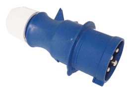 FICHE MALE 4POL 16A 220V