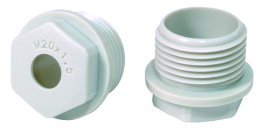 RACC.FILETTE M20 GRIS 6PCS