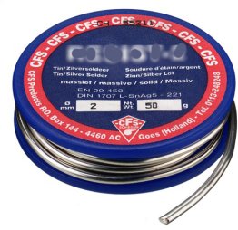 SOUDURE ETAIN/ARGENT RESIST-2 2MM 2X50G