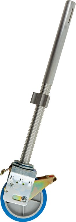 SUPPORT AVEC ROUE 200MM SOLIDE