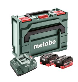 SET DE BATTERIES ET CHARGEUR METABO 18 V 2 X 8 AH