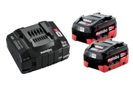 SET DE BATTERIES ET CHARGEUR SE - METABO - 18 V - 2 X 5,5 AH