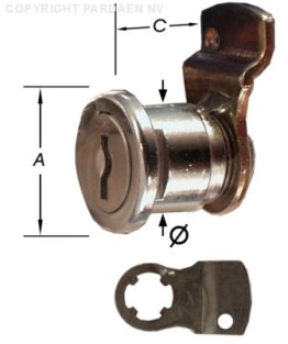 SERRURE DE BOITE A LETTRE 212146