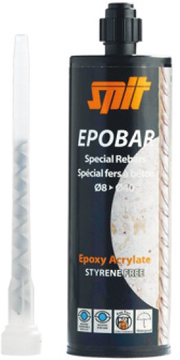 MORTIER D’INJECTION SPIT EPOBAR+ 410ML 25PCS