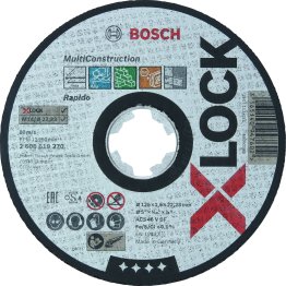 XLOCK DISQUE 125X1,6 MULTICONSTRUCTION
