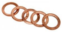 PACK DE 5 RONDELLES CUIVRE