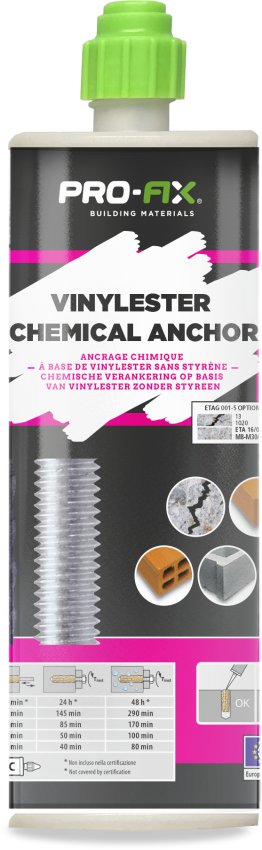PRO-FIX VINYLESTER CHEMICAL ANCHOR 410ML