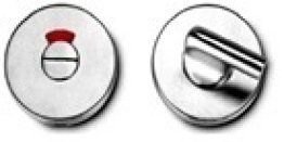 GARNITURE WC INOX BOUTON 47MM TL0154