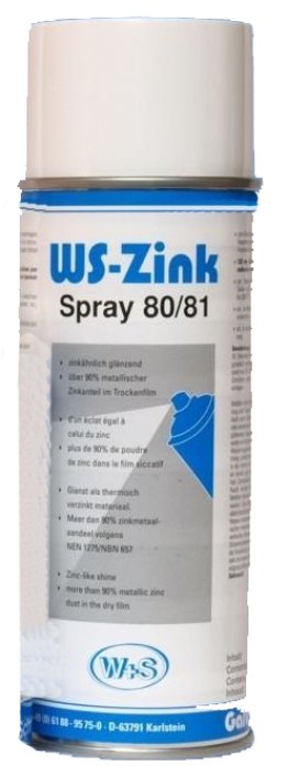ZINK SPRAY GRIS ARGENT WS 80/81 400ml